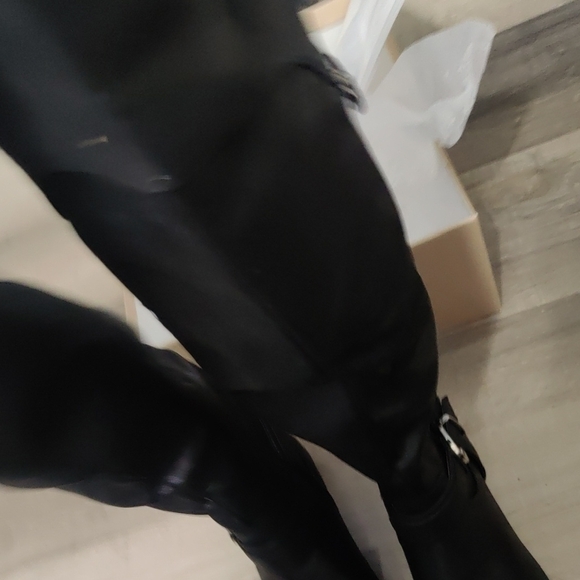 Celine Sleek Black Over the Knee Boots - Picture 4 of 12